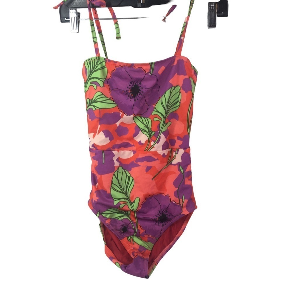 NEW Beth Richards Straight One Piece Swimwear Floral Size XS - Picture 4 of 7